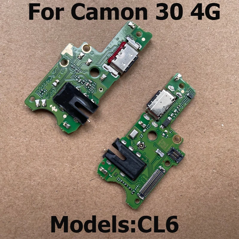 Fast Charger For Tecno Camon 30 USB Charging Dock Board Connector PCB Port Flex Cable For Camon 30S Pro 4G 5G