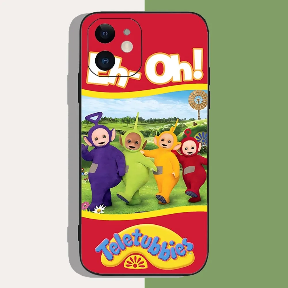 Cute T-Teletubbies Phone Case For Iphone 15 11 13 14 Pro Max 7 8 Plus X Xr Xs Max Se2020 12mini Cover Case