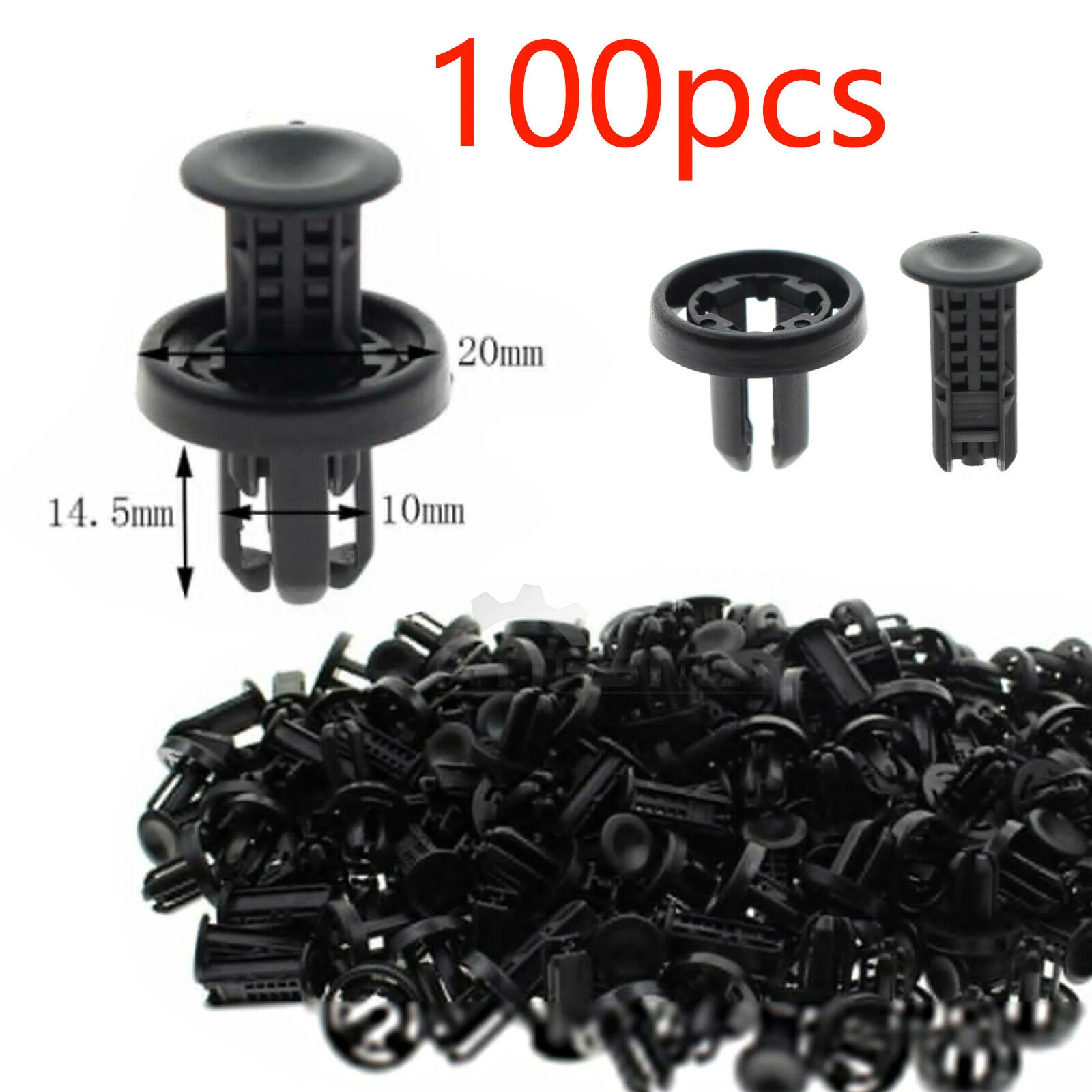 100x New Push Type Clips For Acura RDX MDX NSX RLX Honda Accord Civic CR-V CR-Z ILX 2013-2018 91505-TM8-003 91505TM8003