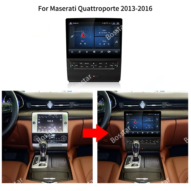 Android Car Radio Multimedia DVD Player Navigation For 2013 - 2016 GPS Carplay Screen Head Unit