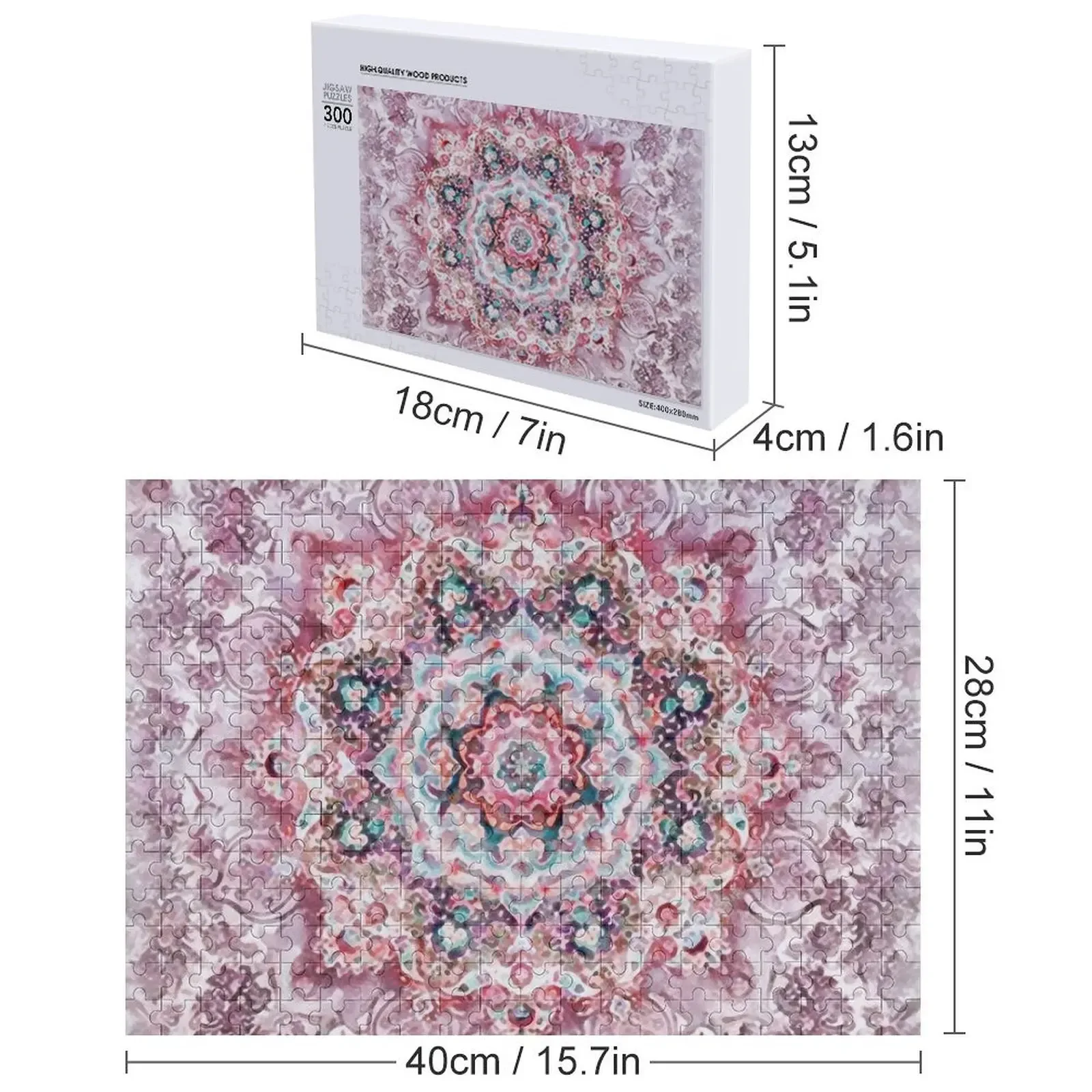 Healing Mandala Jigsaw Puzzle Customs With Photo Customized Toys For Kids Puzzle