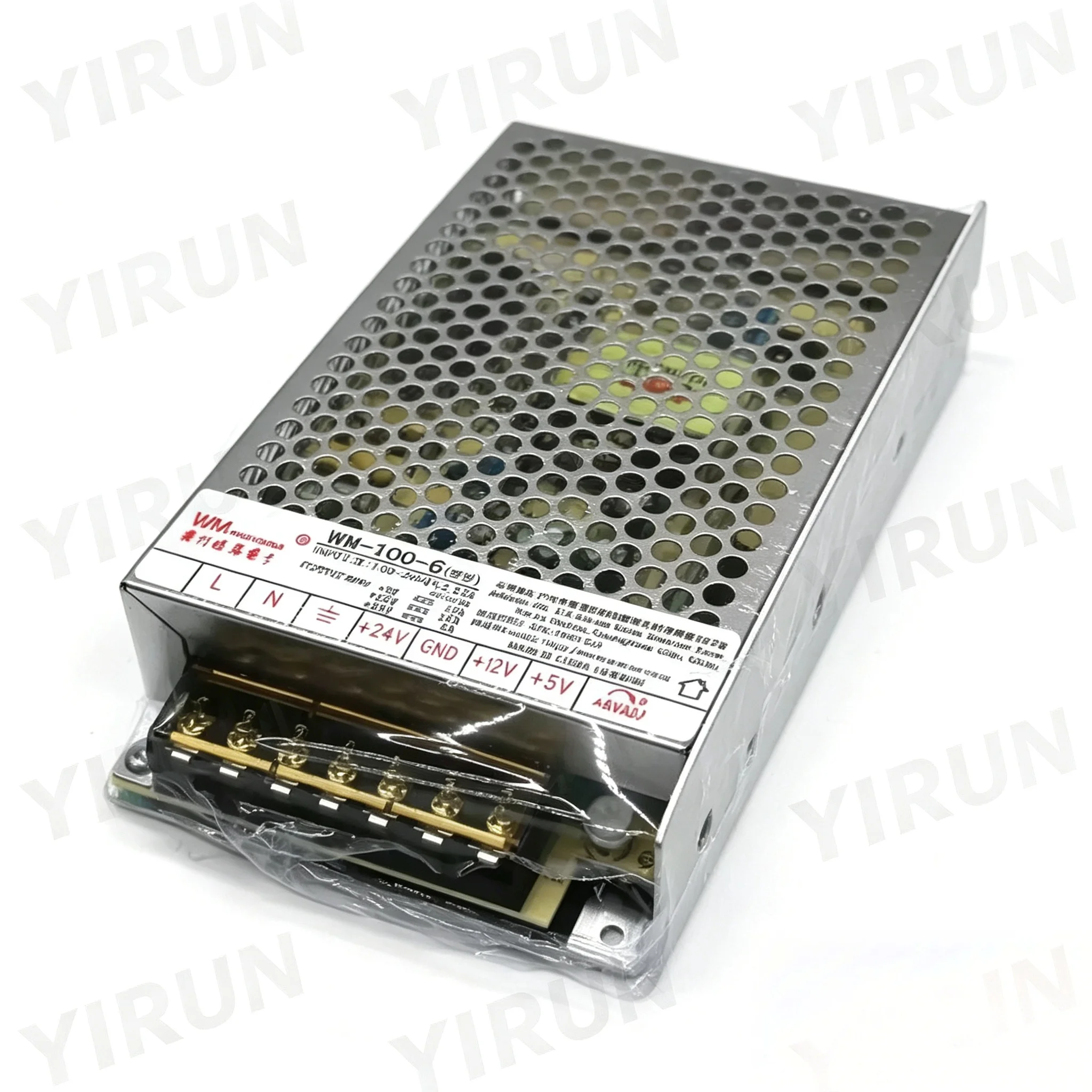 Mexico 110V WM-100-6 Switching Power Supply, 110-240V Input +5V 12V 24V Multi Output Arcade Power Box, Fish Hunter Game Machine
