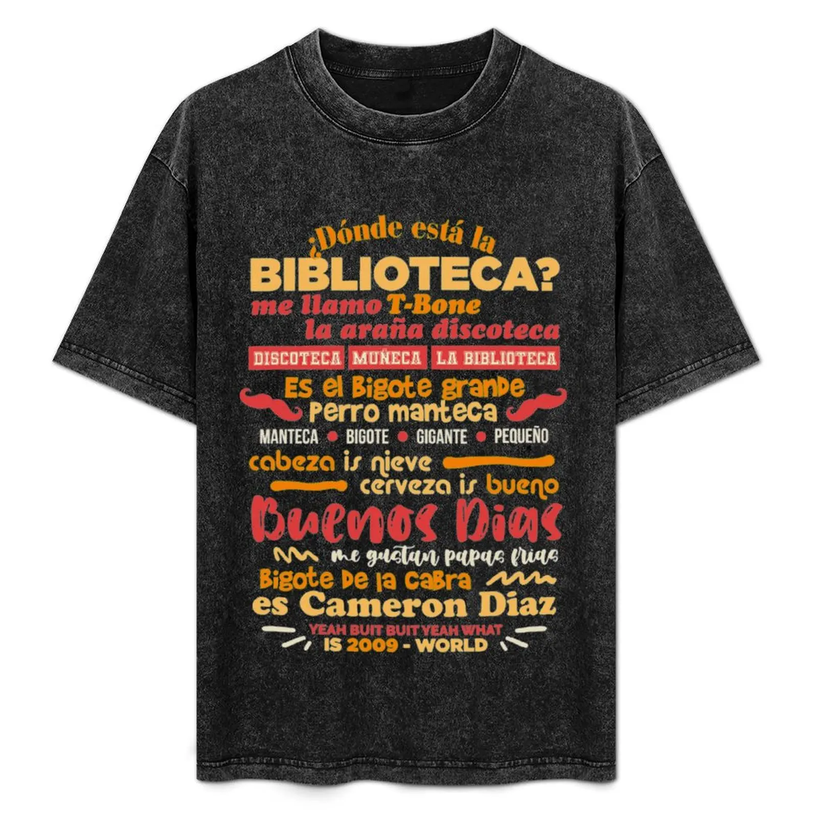 

Community T-ShirtThe Bibliotecas Rap T-Shirt summer top plus size clothes aesthetic clothes mens white t shirts