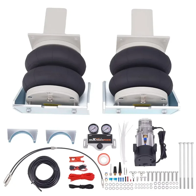 Factory Rear Air Suspension Bags Kit for Iveco Daily 35S 35L 2006-2014 RWD FWD 4000 Kg W/ Air Compressor