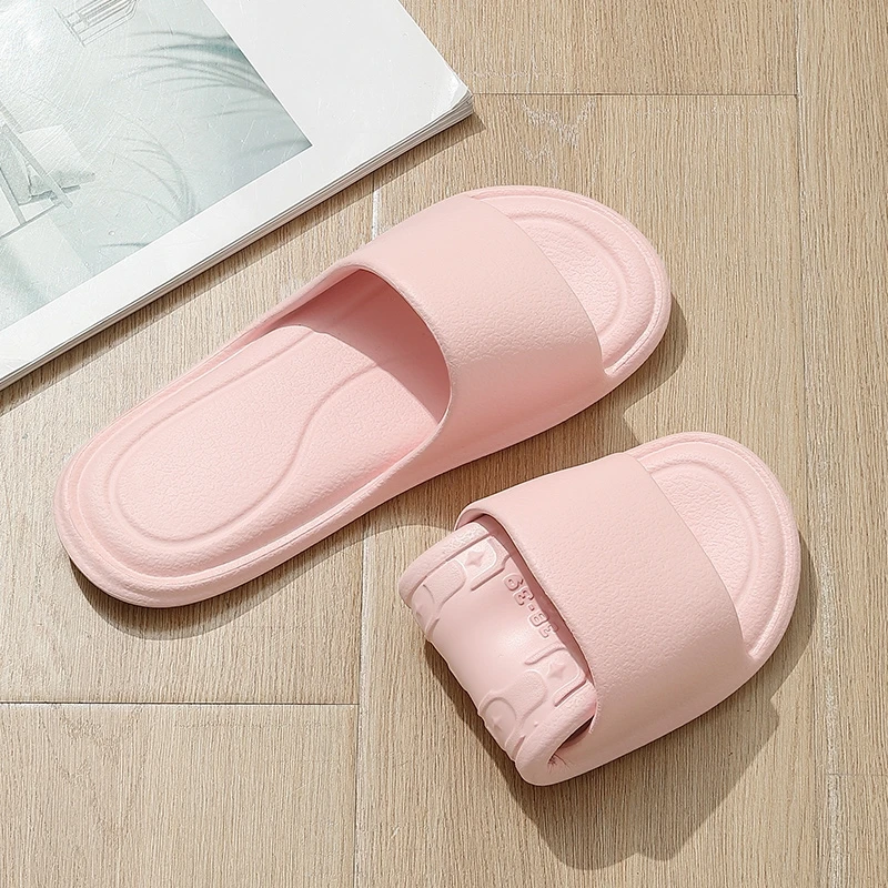 Summer Portable Travel Foldable Slippers Men Women Solid Color Flat Sole Home Slippers Man Coupple Bath Beach Slides Shoes