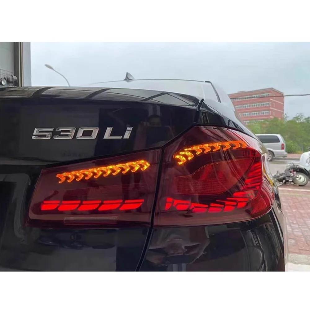 

Tail Lamp Assembly For BMW M5 5 Series F90 G30 G38 2017-2020 Full LED Double Dragon Scale Rear Light Plug And Play Back Lamps