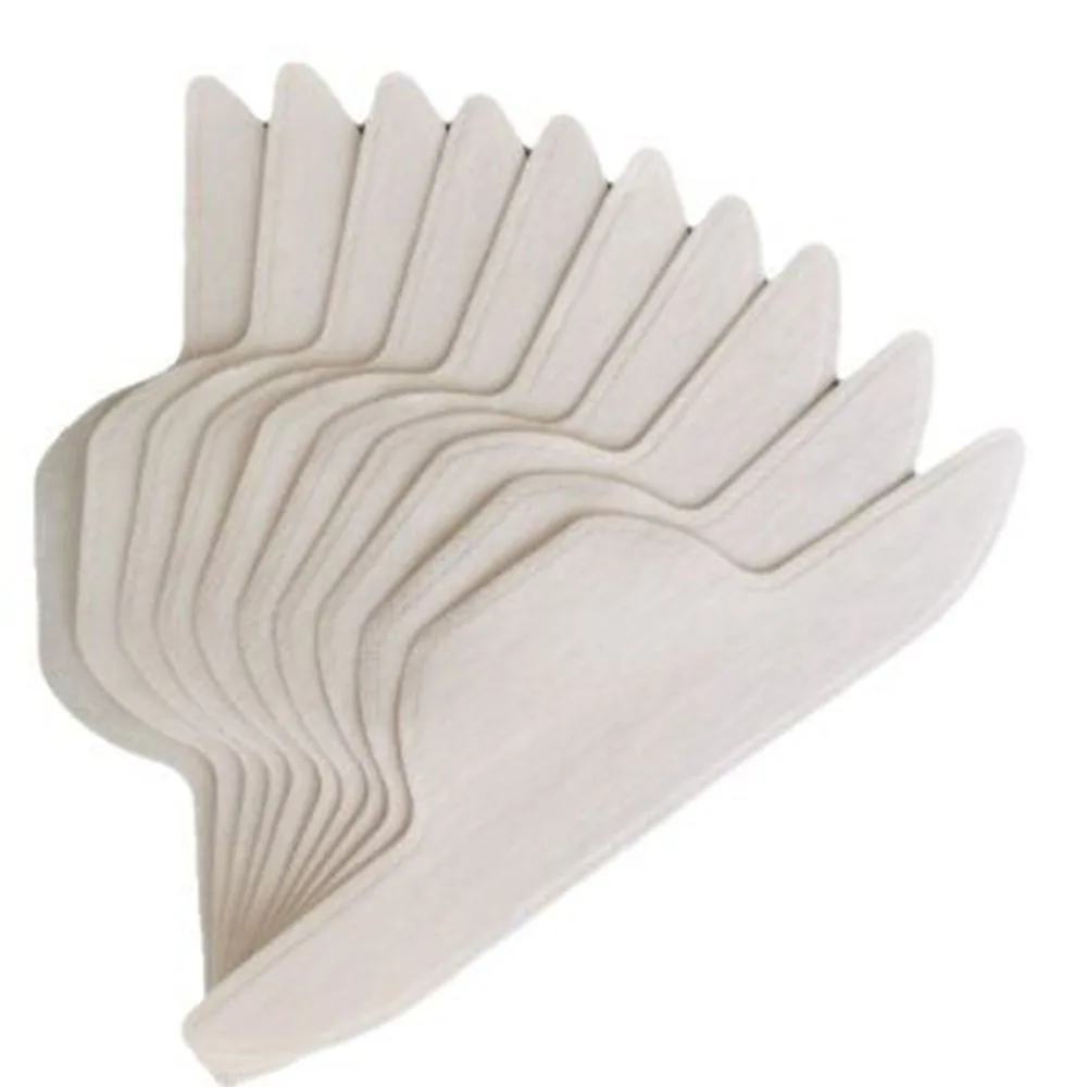 50Pcs Anti-Dirty Sweat Collar Absorber Pads Absorbing Sweat Disposable Collar Sweat Pads Invisible White Shirt Guard