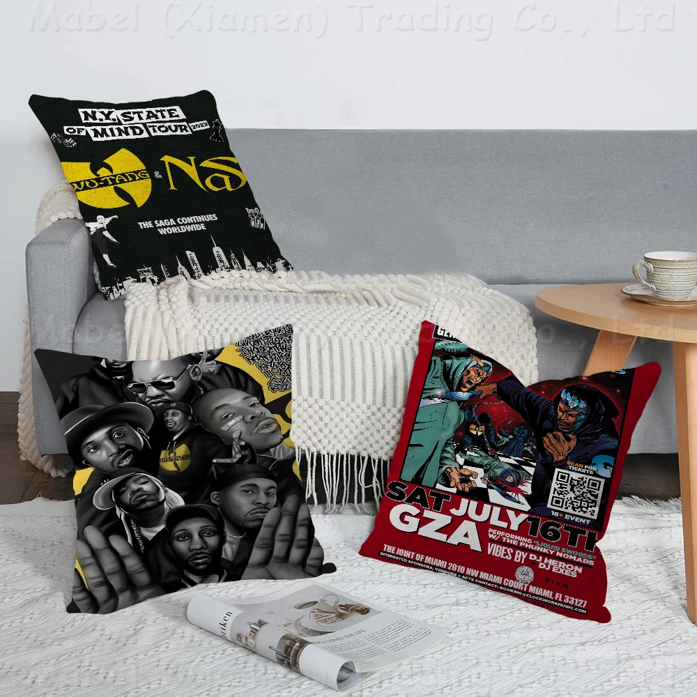 WU-T--TANG CLAN Band Personalized Pillow Dust Cover Bedroom Kids Party Decoration Pillowcase Birthday Children Gift