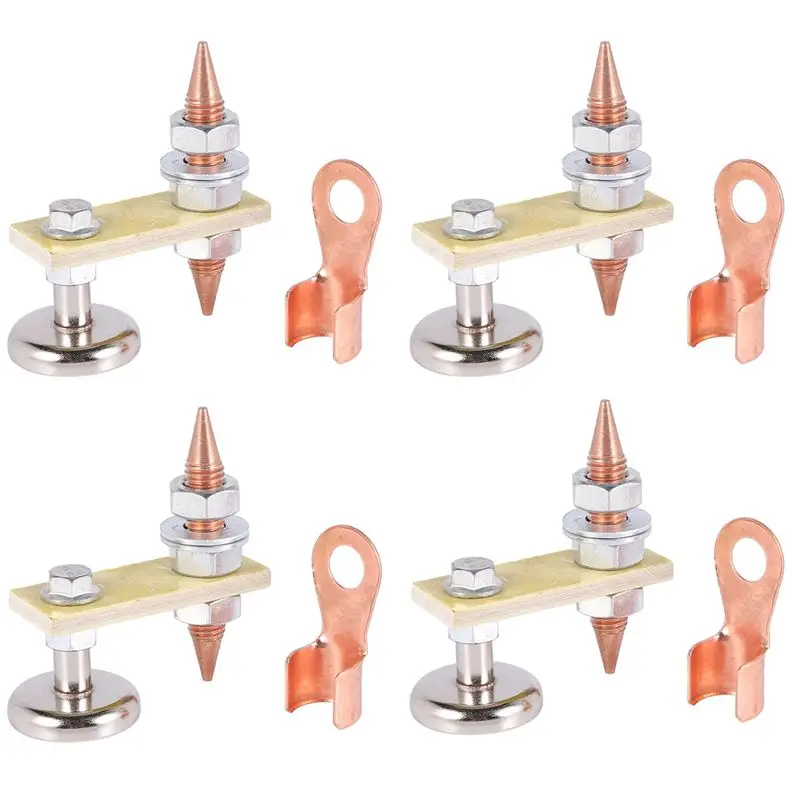 M12K-Welding Magnet Head Tail Welding Stability - Strong Magnetism Large Suction.Single Absorbable Weight 3KG (4 Pcs)
