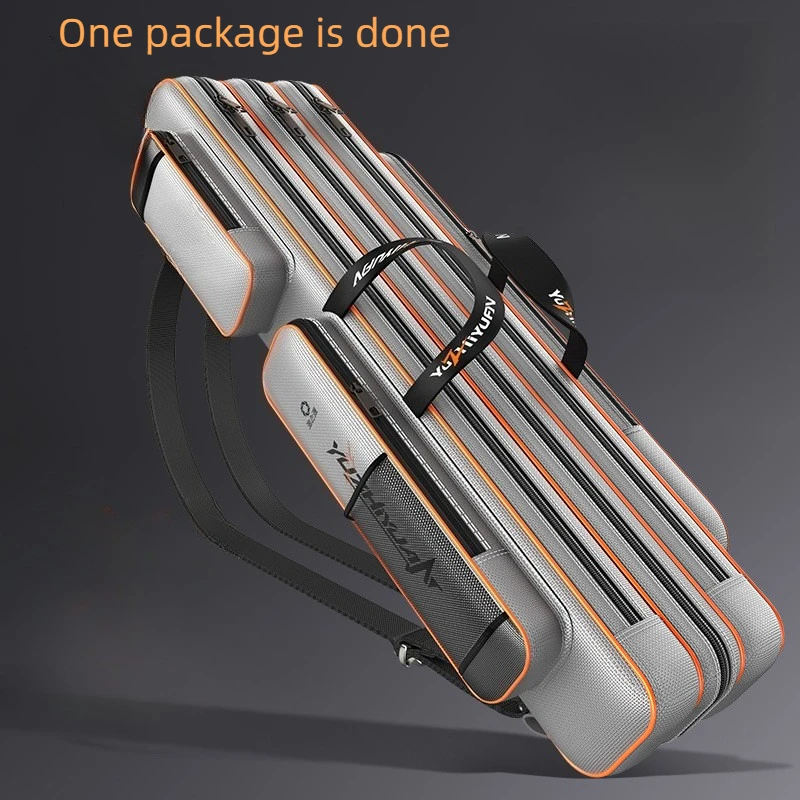 

Lightweight Large Capacity Rod Bag, New Thickened Tackle Storage for Sea Fishing, Multi-Layer Belly Pack with Steel Wire Edge