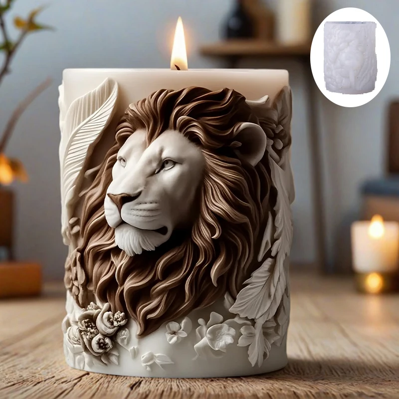 3D Lion Relief Candle Mold - F - огляд і ціна Candle Making Thermometer