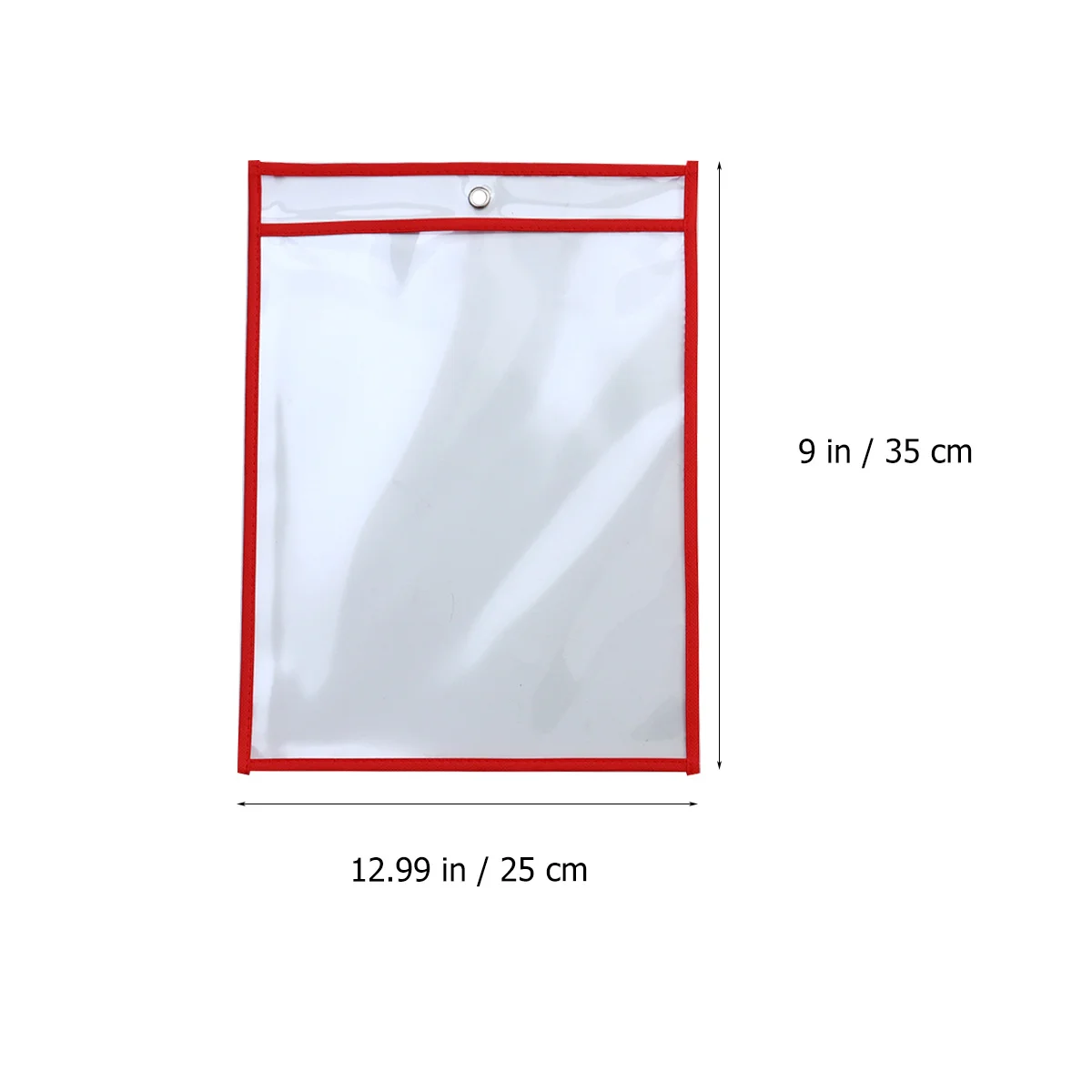 

Transparent Dry Erase File Pockets Pet Document Pouches Reusable Teaching Supply File Pockets Dry Erase Document Pouches