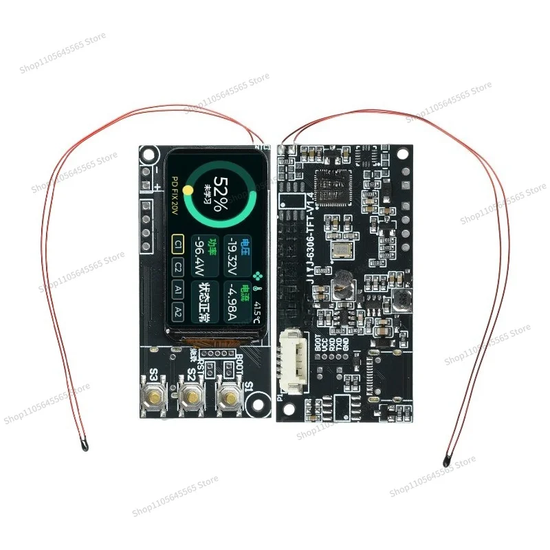 per-schermo-tft-a-colori-da-147-pollici-power-bank-da-100-w-con-capacita-di-3-5-ore-di-autonomia-scheda-principale-fai-da-te-modulo-di-alimentazione-mobile-con-ricarica-super-rapida-bidirezionale
