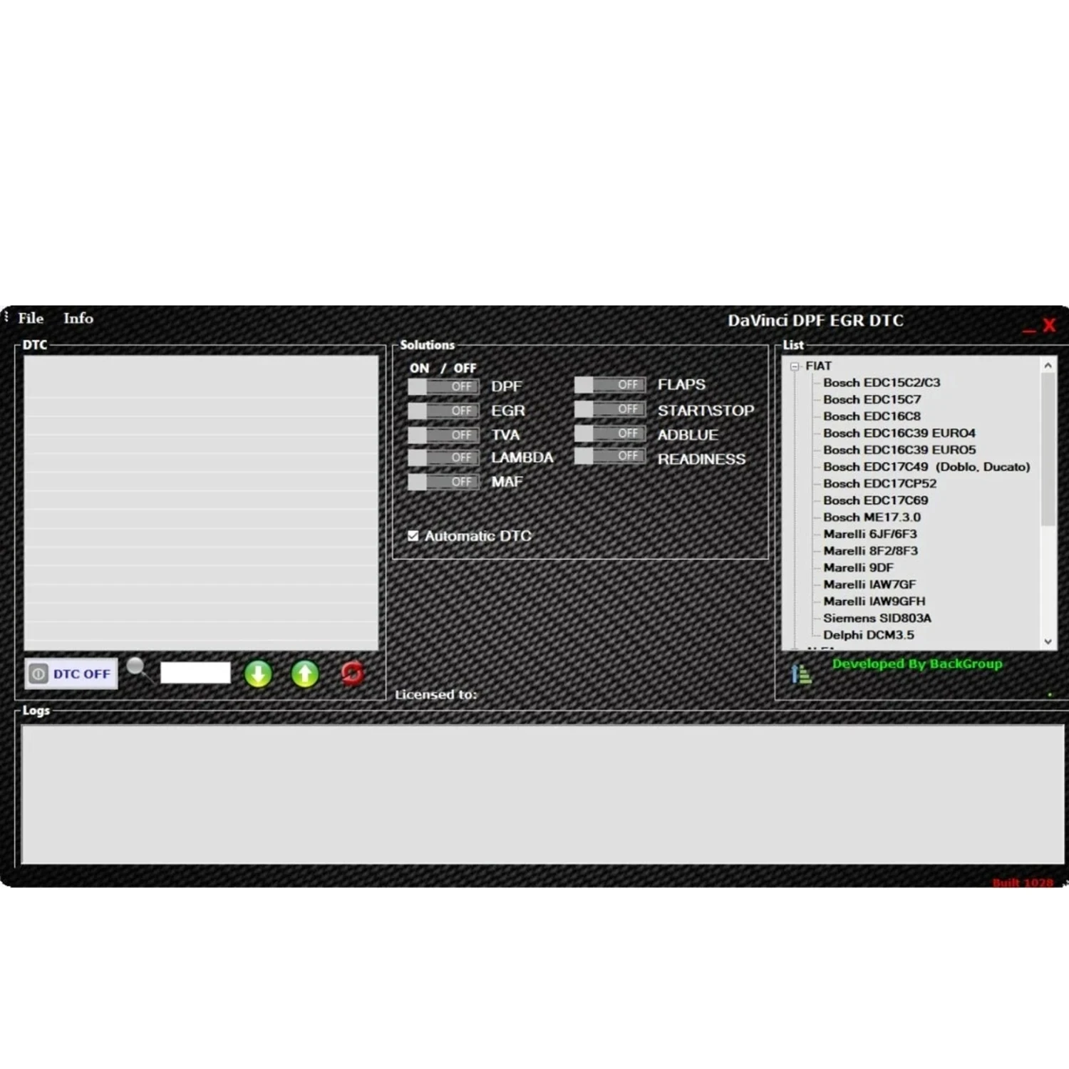 Car tools Davinci 1.0.28 CHIPTUNING REMAPPING Work on KESS/KTAG/Other ECU Programmer Tool DAVINCI V1.0.28 for win 7/10/11