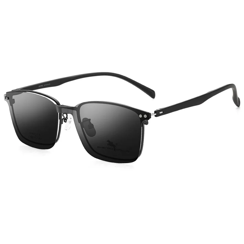 Reven Jate 94015 Polarized Sunglasses Men Women Magnetic Clip On Glasses Alloy Optical Prescription Eyewear Frames Eyeglasses