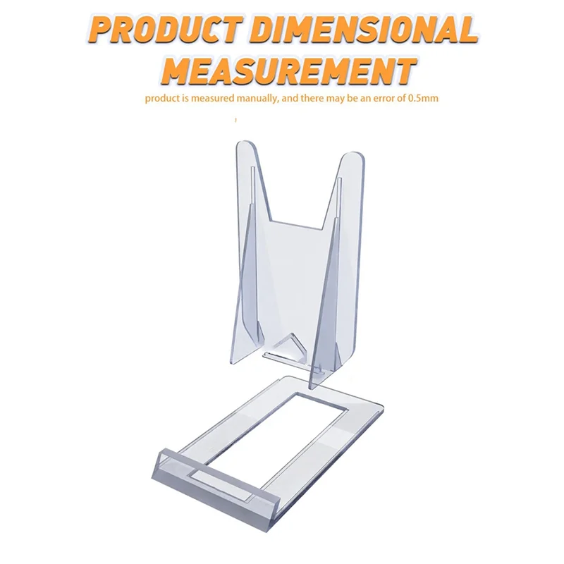 M12K-حامل عرض لوحة حامل شفاف قابل للتعديل 12 حامل صور، حامل كتب لعرض حامل إطار صور الأعمال الفنية