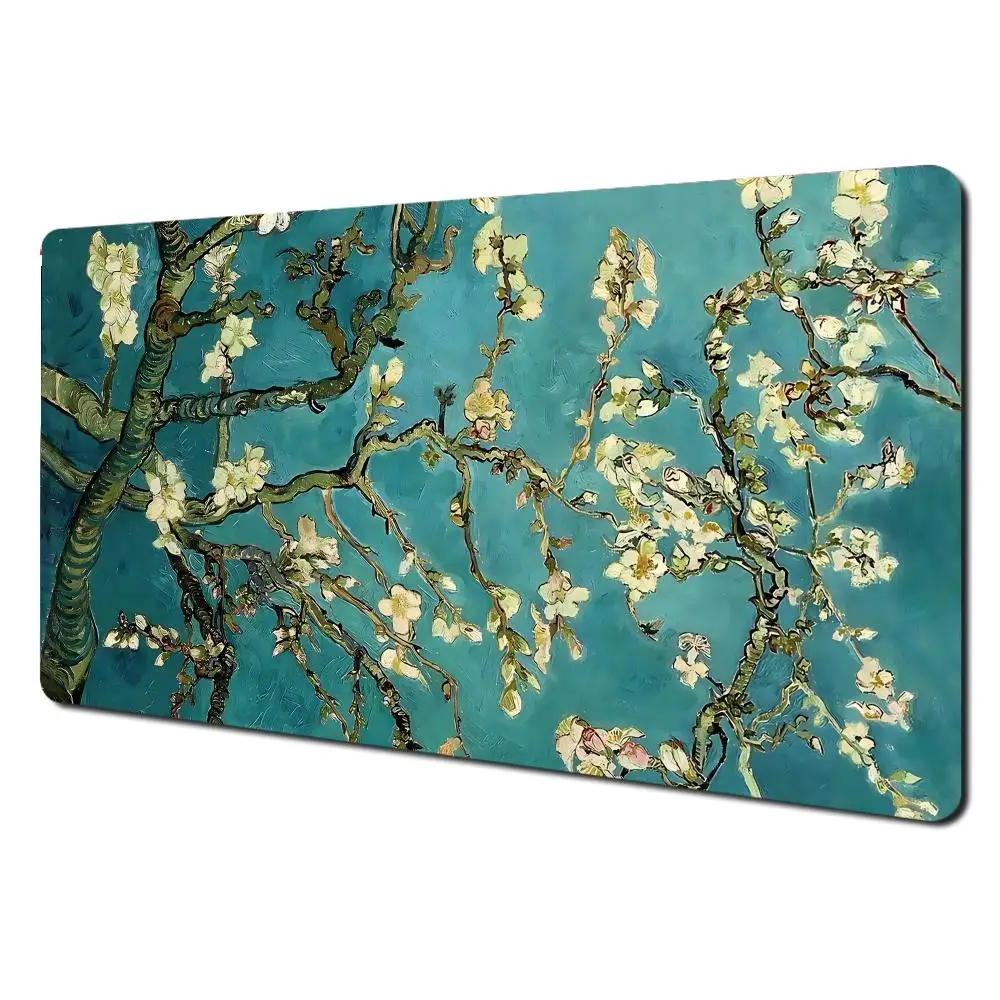 

Van Gogh's Art Oil Painting Tree Mouse Pad Desk Accessory Aesthetic Large Gaming Non-slip XXL Computer Laptop Tablet Mat Mini PC