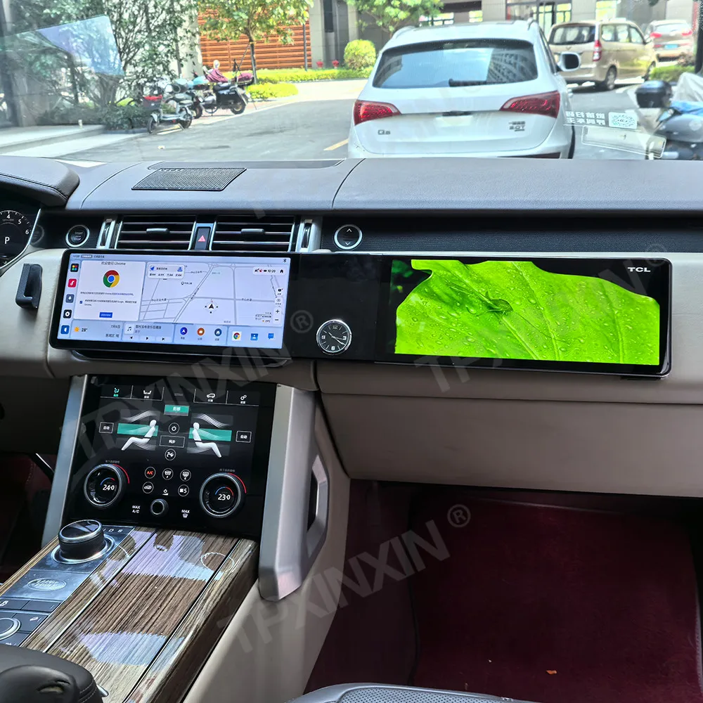

12.3" Car Radio For Land Rover Range Rover 2013-2017 Dual Screen Car Multimedia Video Player Stereo Auto GPS Navigation Carplay