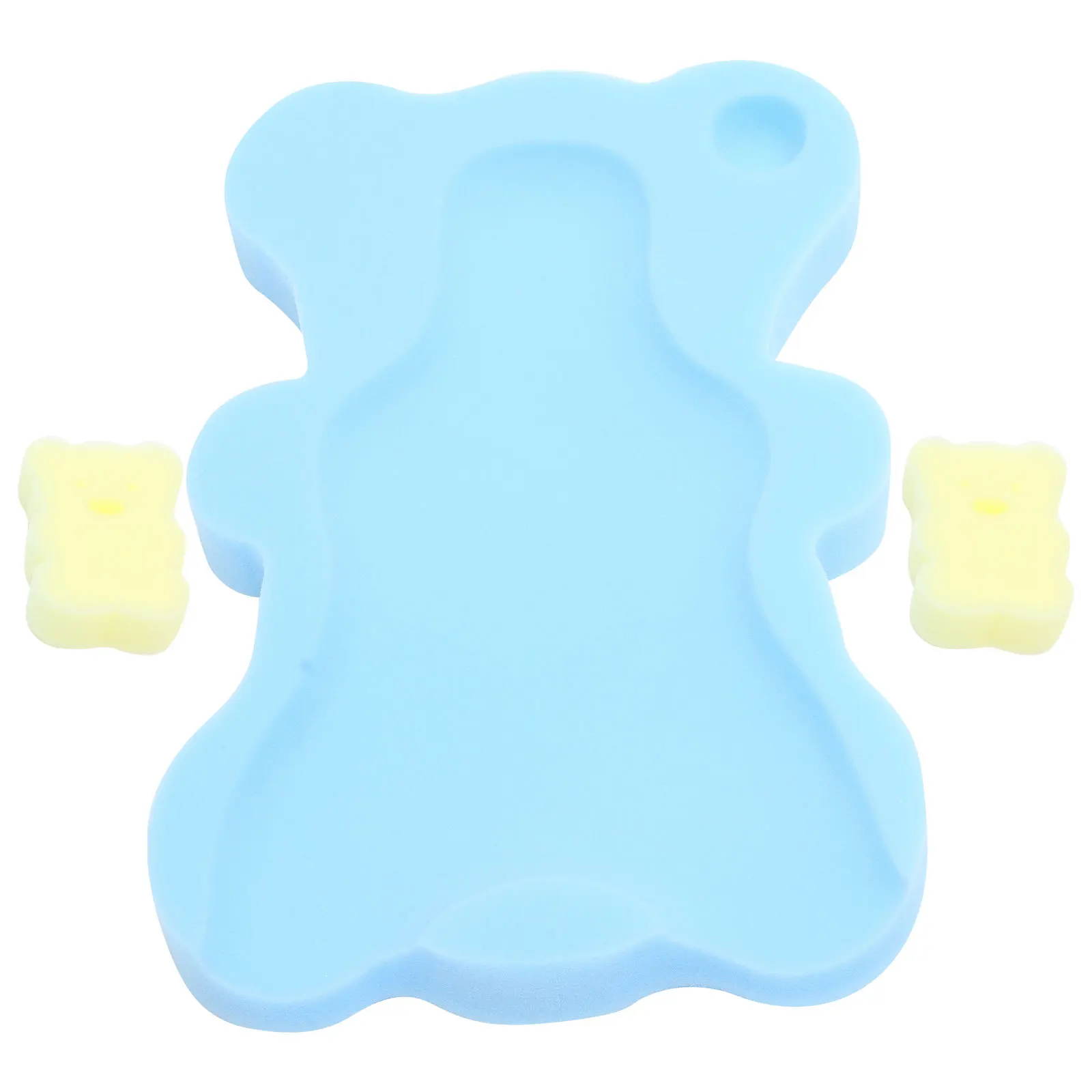 

Детский коврик для ванной, мягкая губка из искусственной кожи для новорожденных, подушка для купания, случайный коврик из губки для ванны