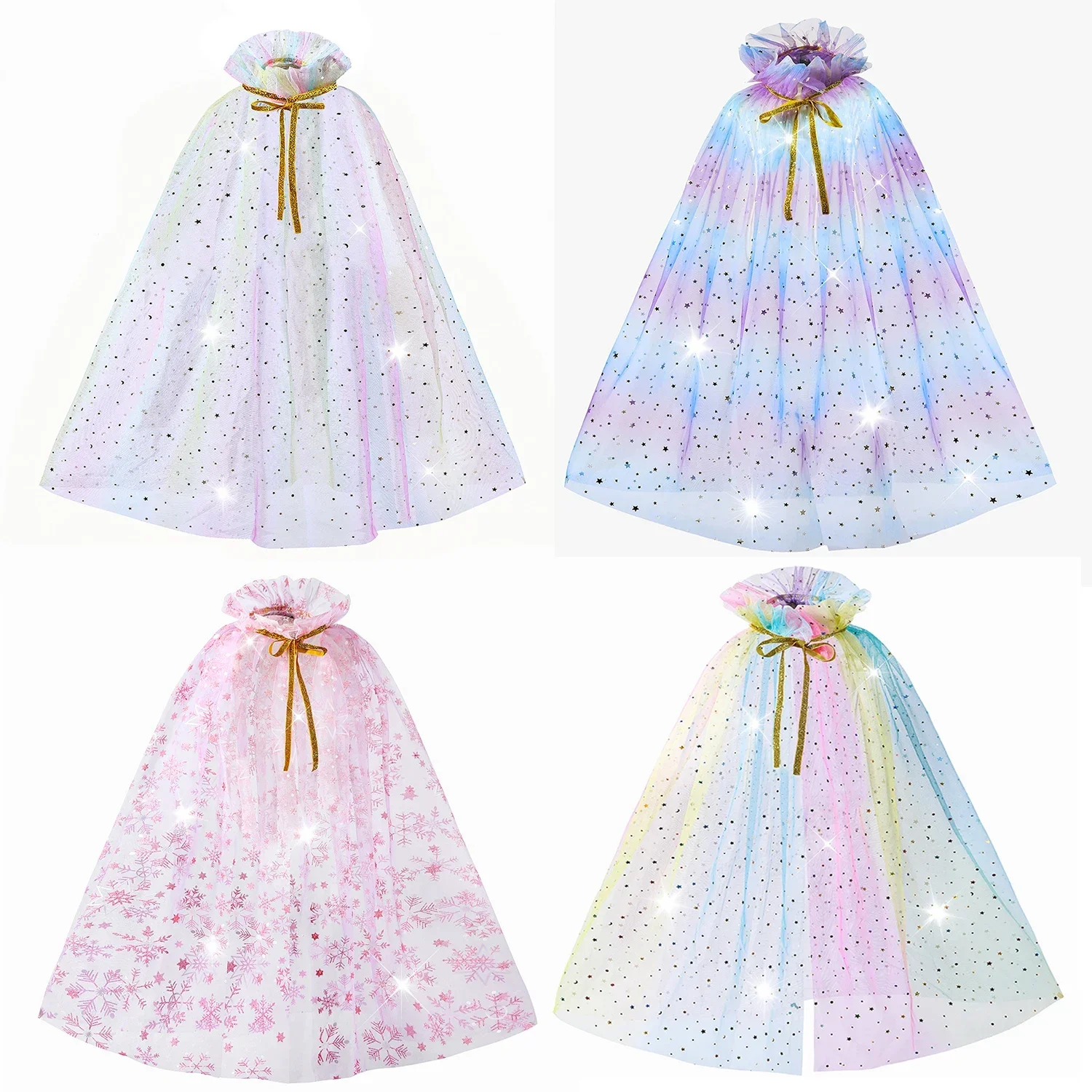 strapless open back dress Bibuty Princess Dresses for Girls Dress Up Clothes Trunk, Pretend Play Costumes with 4 Sets of PrincesDresses/Wing/Headband, Princess Crown, Costumes main image 1