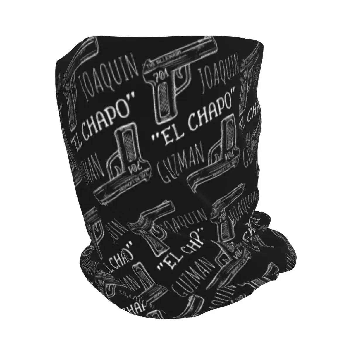 Joaquin El Chapo Guzman Narcos Crime TV Pablo Escobar Bandana Neck Gaiter Mask Scarf Warm Cycling Scarf Beanies Hat Windproof