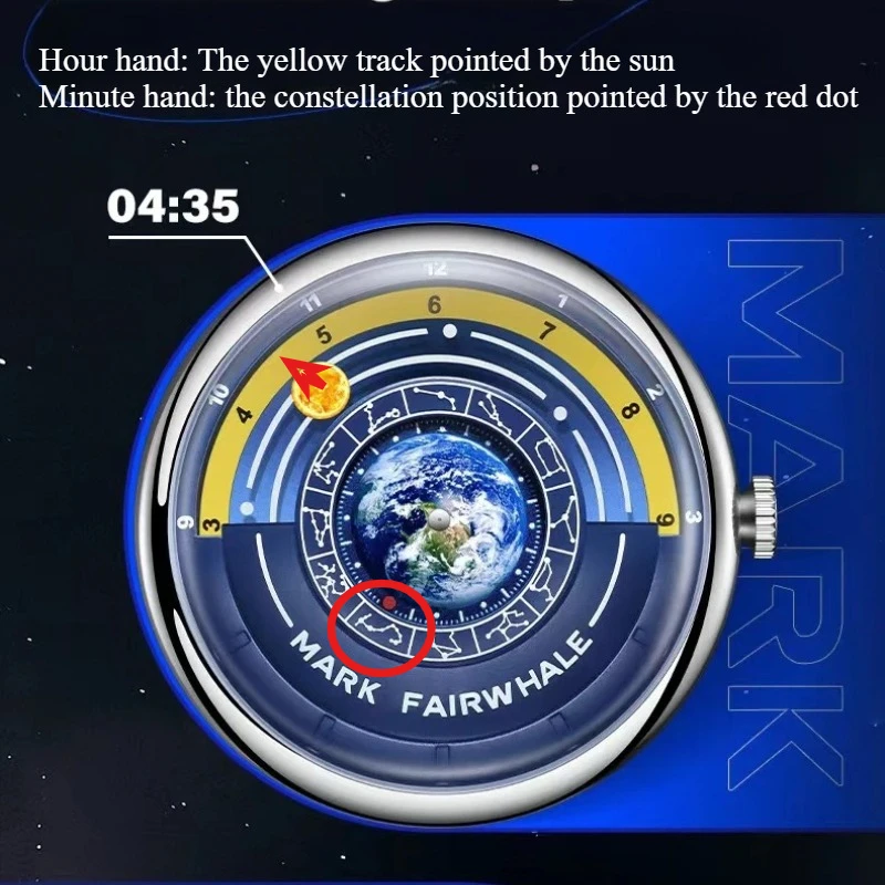 مارك فيرويل 5700 الأرض الهاتفي تصميم فريد من نوعه مقاوم للماء ساعات كوارتز للرجل الرياضة سيليكون حزام ساعة رجالي Reloj Hombre