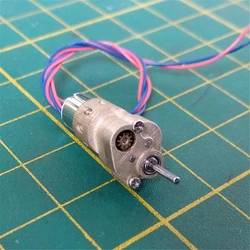 1: 8 Mid Mounted 6MM Reduction Motor 1mm Shaft Ball bearing Gearbox 1:87 1:72 Static Modification Engine DIY Tool Parts