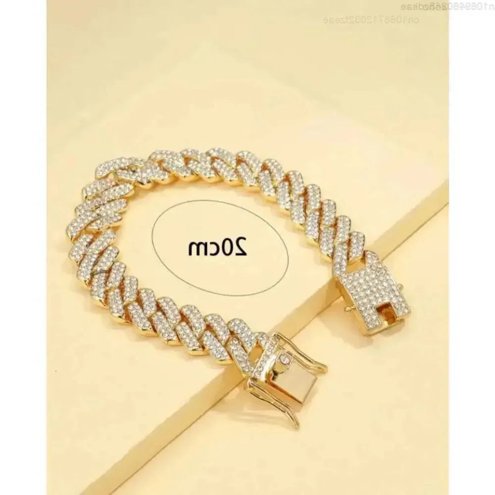 

Wholesale Custom Hip Hop Necklace Bracelet 18k Gold Plated 6mm 8mm Iced Out Vvs Cuban Link 3 Rows Moissanite 14mm Silver Chain