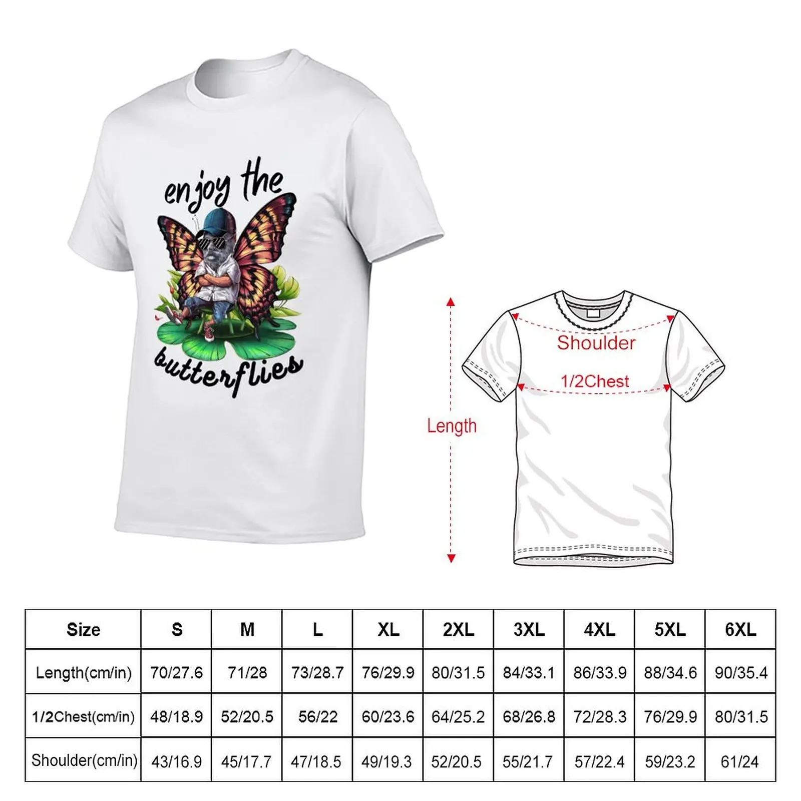 enjoy the butterflies T-Shirt Performance Workout Short Sleeve Tee