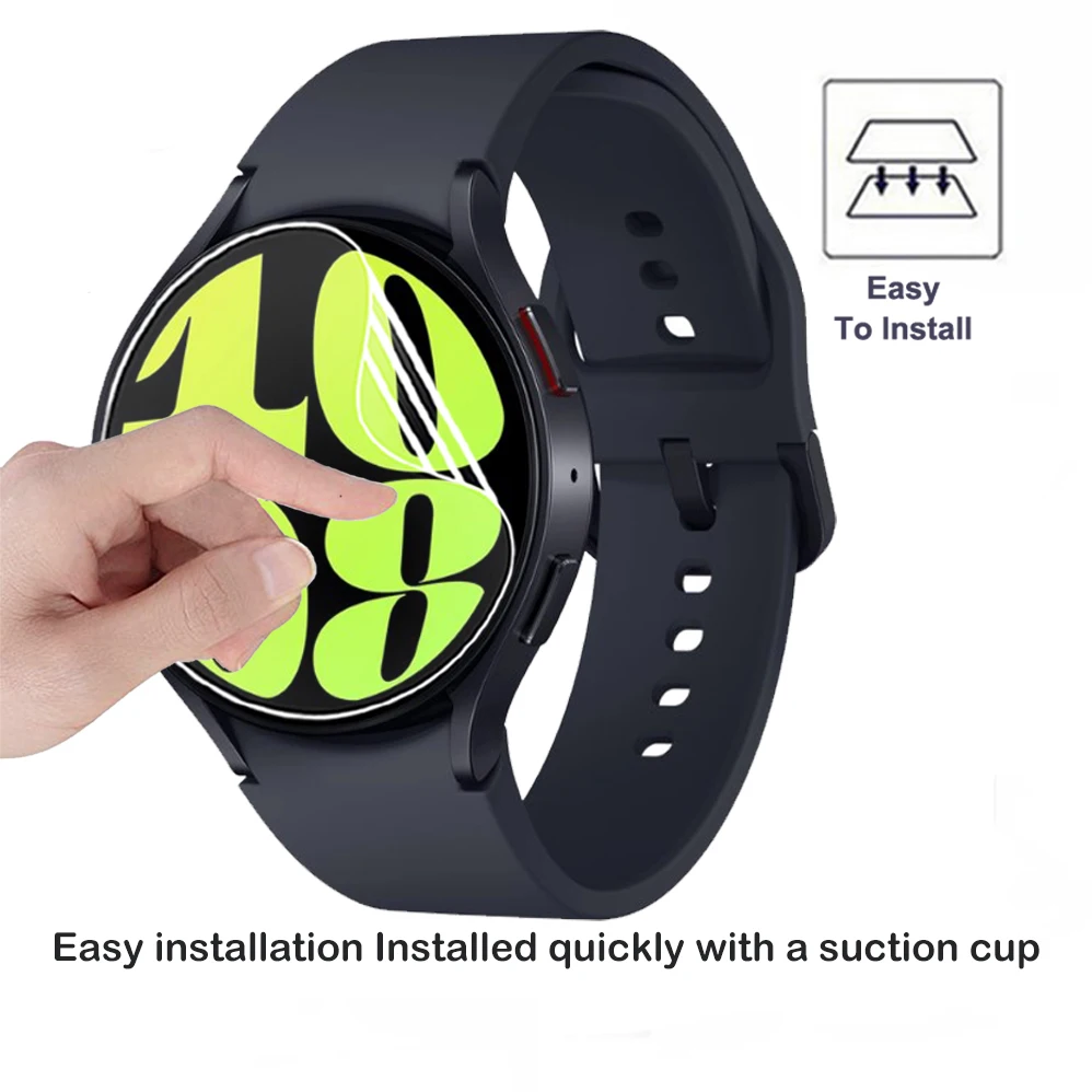 3Pcs Soft TPU Hydrogel Film For Samsung Galaxy Watch 6 Watch6 40/44mm Classic 43/47mm Smartwatch Screen Protector Film Not Glass