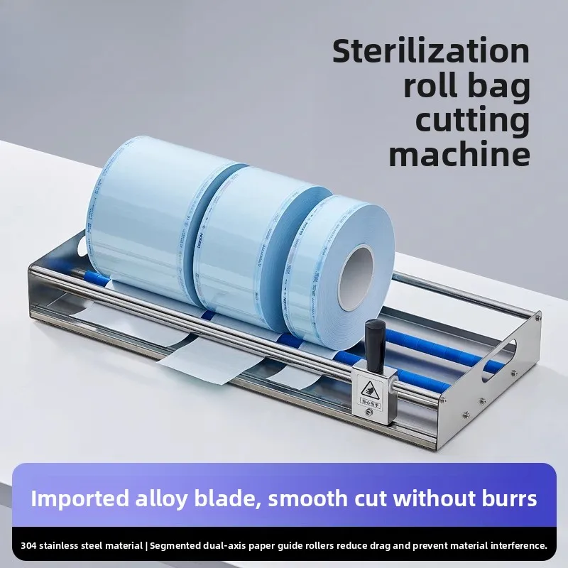 Hospital Grade Autoclave Sterilization Bag Sealer with Roll Cutter for Dental Central Supply and Operating Room