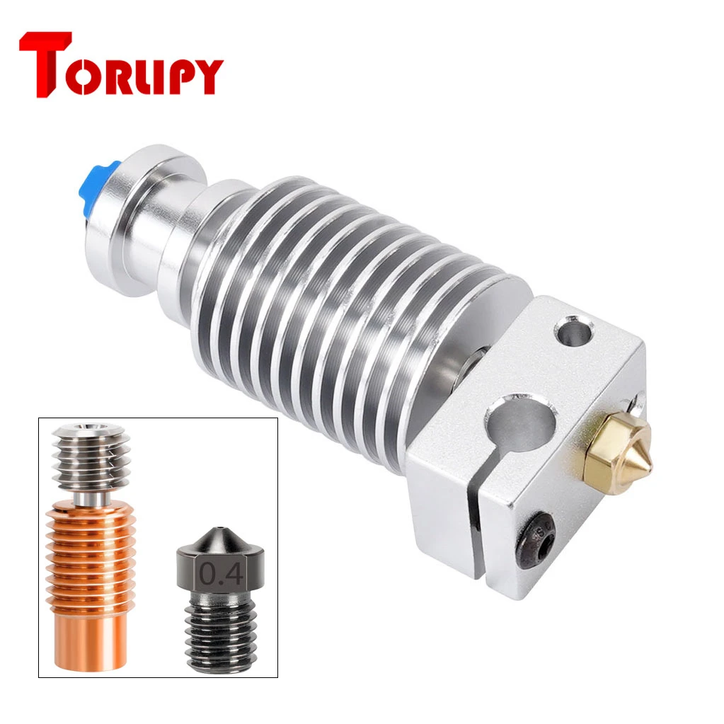 

3D Printer Parts V6 Hotend Kit For E3D V6 J-head Prusa Extruder Upgrade With Bimetal Heatbreak Hardened Steel Nozzle 1.75mm Feed
