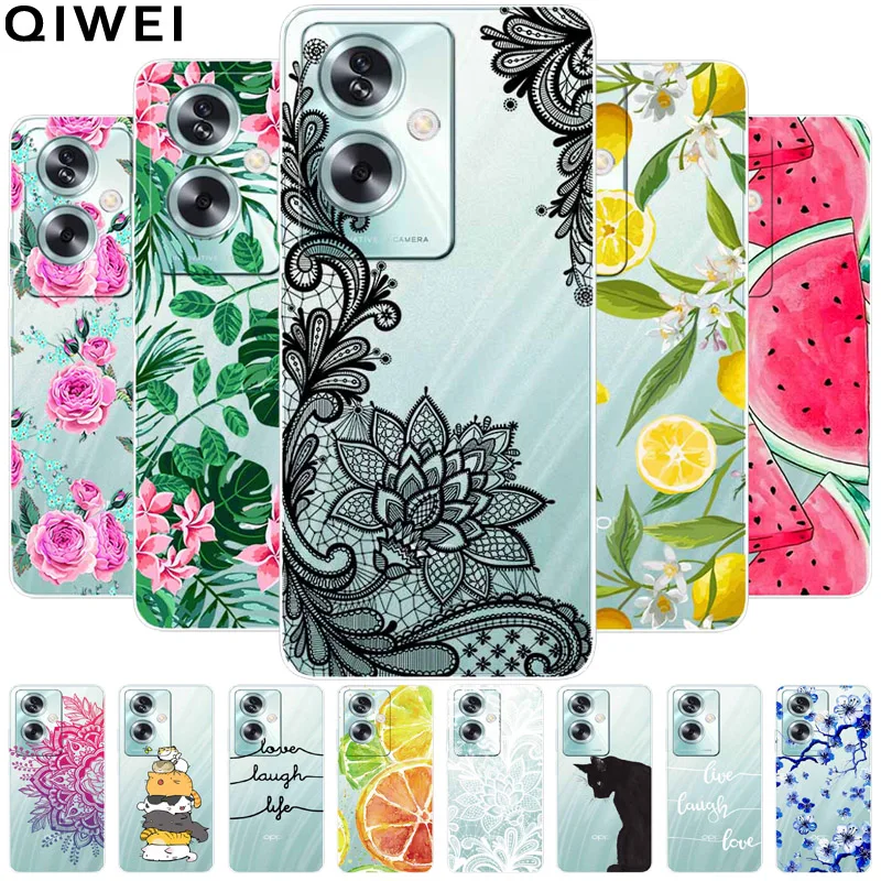 For OPPO A79 5G A 79 Case Transparent Cute Soft Silicone TPU Coque for OPPO A79 CPH2553 Phone Cover Clear Capa On for OPPOA79 5G