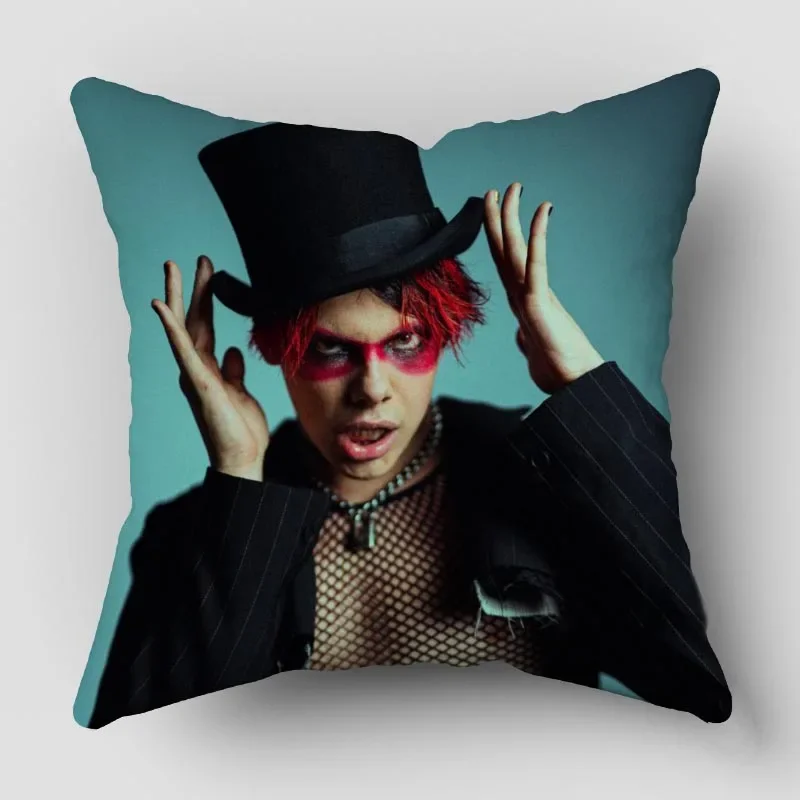 Musife-yungblud枕カバーアート、ジッパー式枕カバー、卸売、35x35 cm、40x40 cm、45x45cm