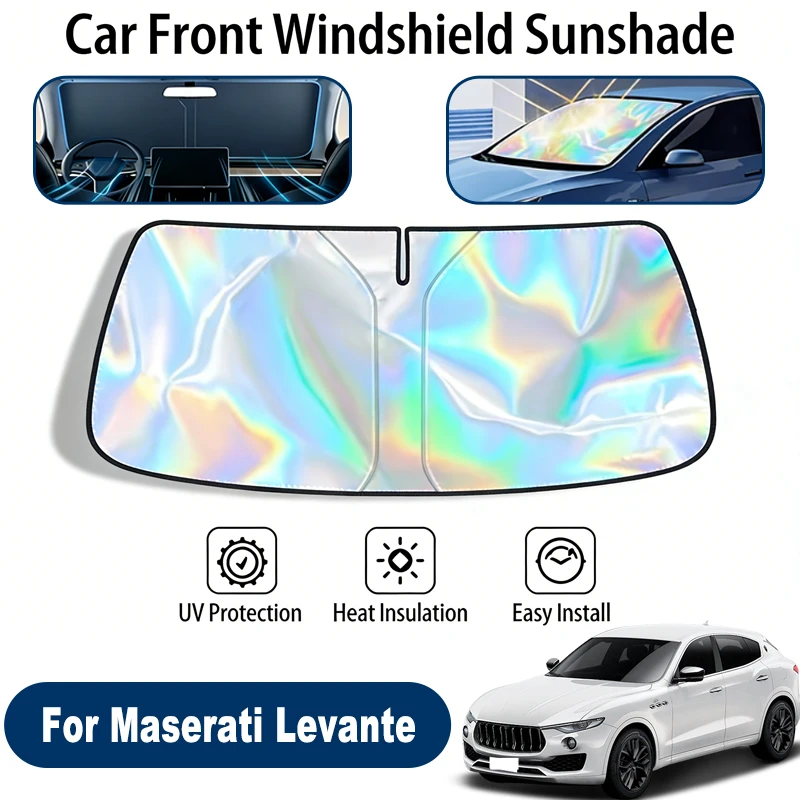 

Солнцезащитный экран для лобового стекла Maserati Levante, складной, отражающий УФ-излучение, защитный чехол для переднего окна, аксессуары