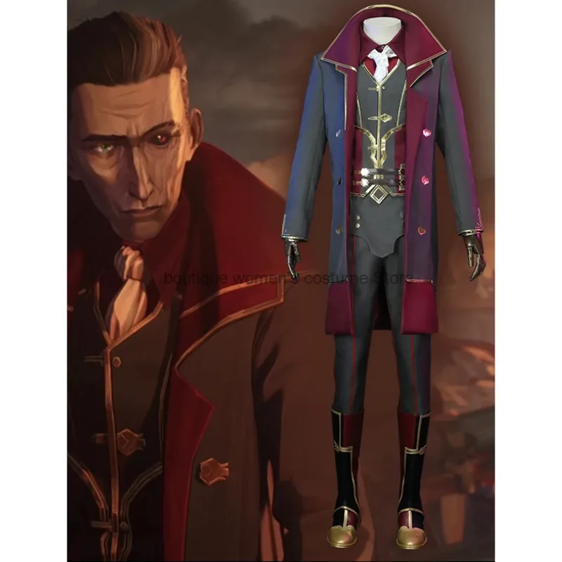

Halloween Game Suit Marvel LOL League Of Legends: Two Cities Battle Cosplay Costume Hilco Cosplay Suit Game Cosplay