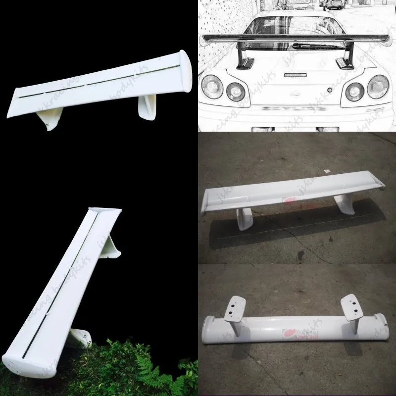 

For Nissan Skyline R34 GTR Rear Trunk GT Spoiler Wing Lip Diffuser FRP Unpainted