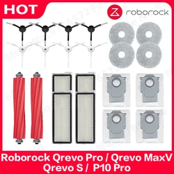 For Roborock Qrevo Pro / Qrevo MaxV / Qrevo S / P10 Pro Parts Robot Vacuum Cleaner Replacement Roller Dust Bag Accessories