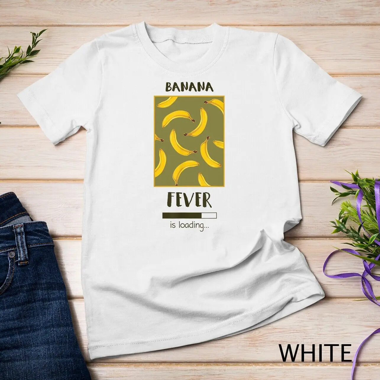 Funny Banana Fever is loading T-Shirt great Banana Love Gift Unisex T-shirt