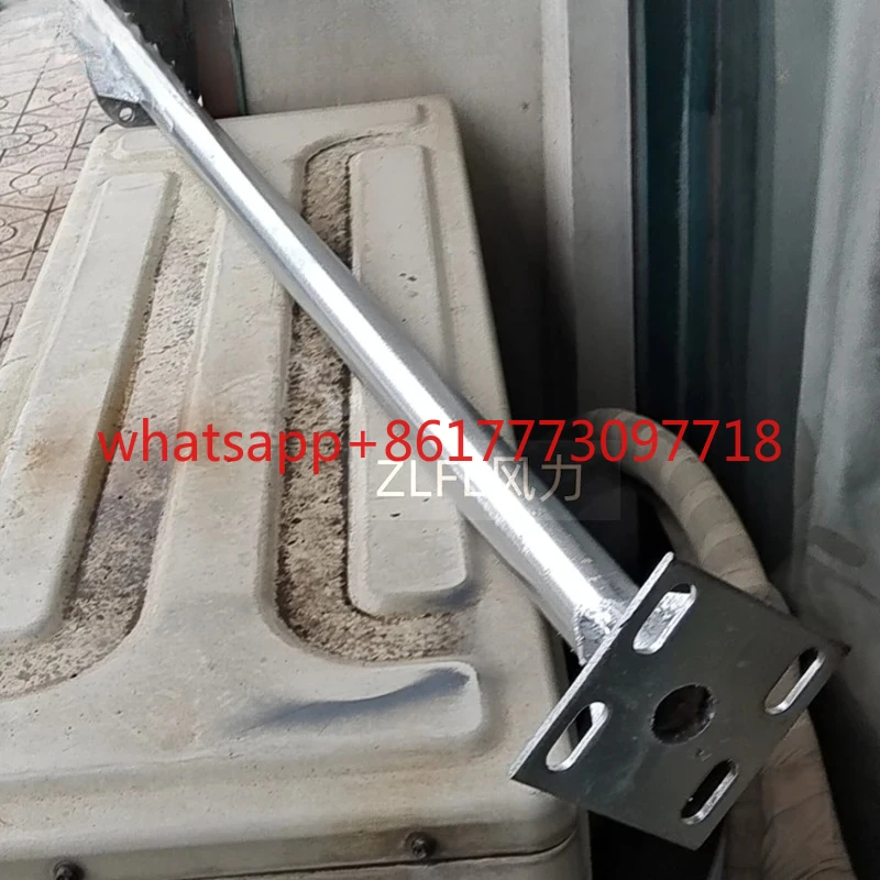 

Household wind turbine pole pole column bracket monitoring pole cable display stand painted steel pipe