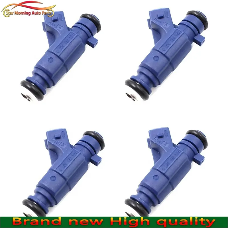 

0280156166 Автозапчасти двигателя, топливная форсунка, 4 отверстия для Hafei Racing Xiali N3 Southeast Lionsail Lingyue V3 BYD F3 1,6 л