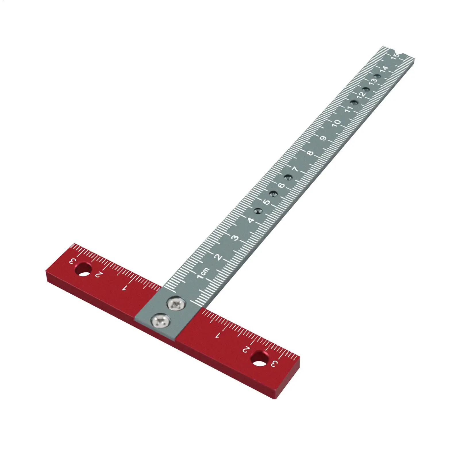 T Ruler T Shape Marking Right Angle Ruler Tool Right-Angle Positioning Square For Woodworking Carpentry Industry Construction