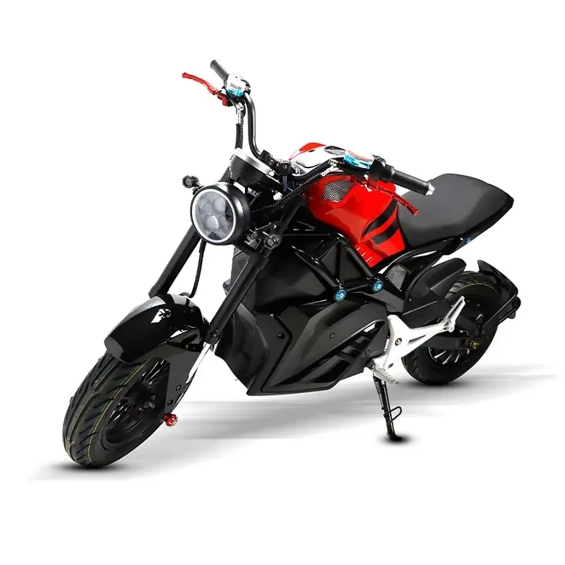 3000W Electric Off-Road Motorcycle, Sports Bike Mini Dirt Bike, Hydraulic Disc Brake, High-Speed E-Motorcycle for Adults