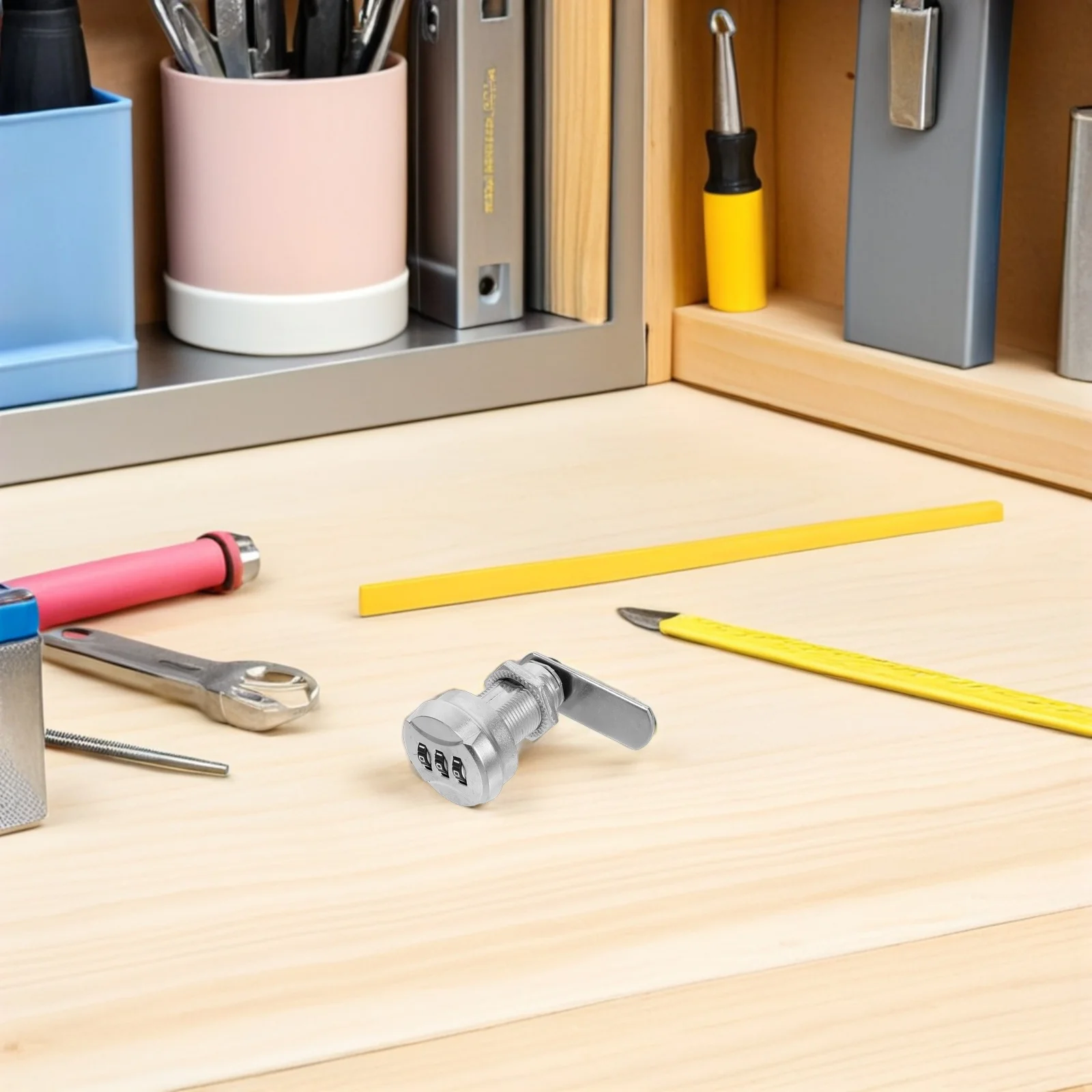 2 مجموعات الميكانيكية قفل مجمع سبائك الزنك كلمة المرور قفل للدرج للخزائن صندوق ملفات أقفال خزانة مكتب المنزل مع رمز