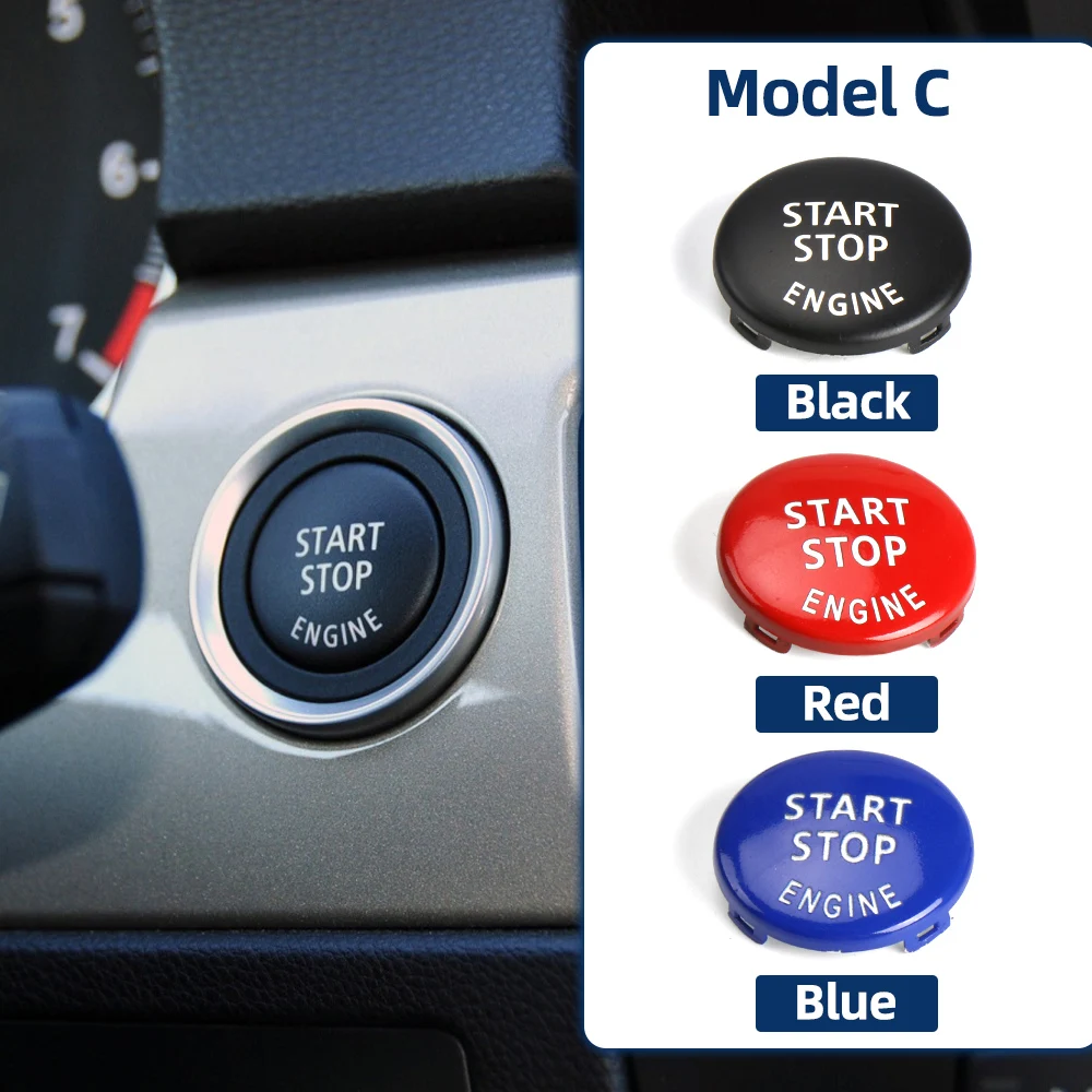 Electronic Engine Ignition Start Stop Switch Cover For BMW 5 6 7 Series F10 F11 F07 F06 F12 F13 F01 F02 Automotive OFF Button
