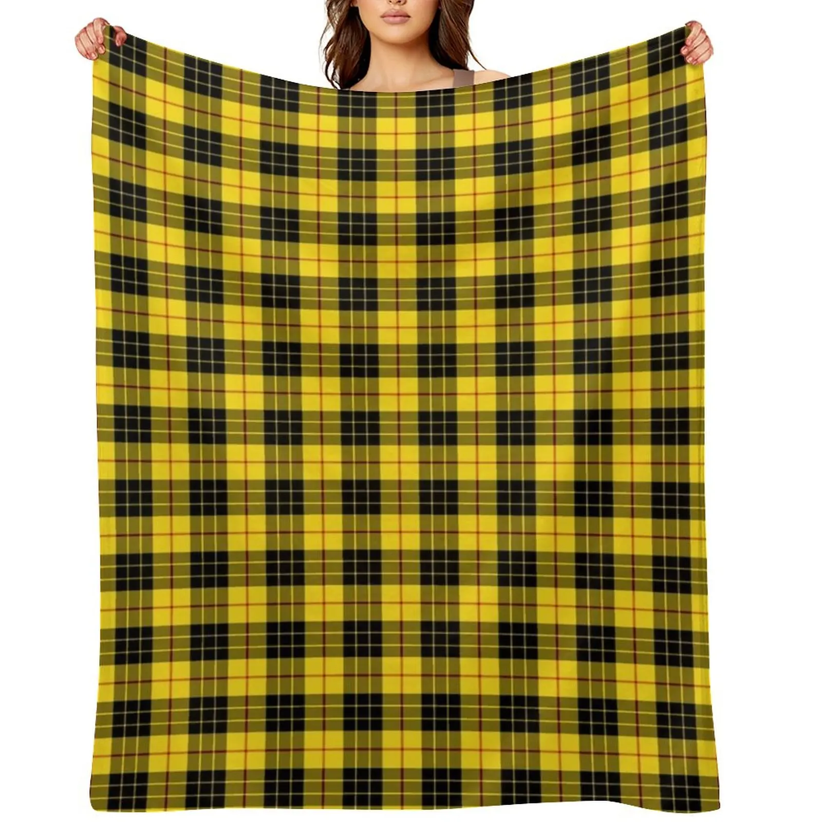 

Clan MacLeod Tartan Throw Blanket Bed Soft Plush Plaid for winter Hairys Blankets