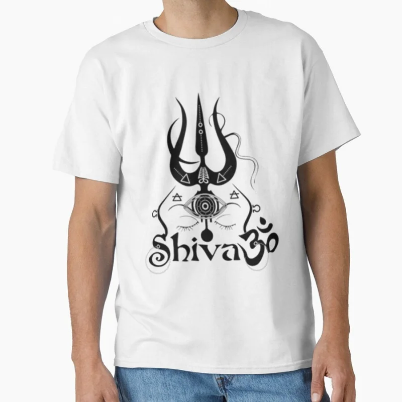 

Lord Shiva vintage Hindu god Gift t shirt for man Large size Tops S-6XL 100% cotton printed Clothes