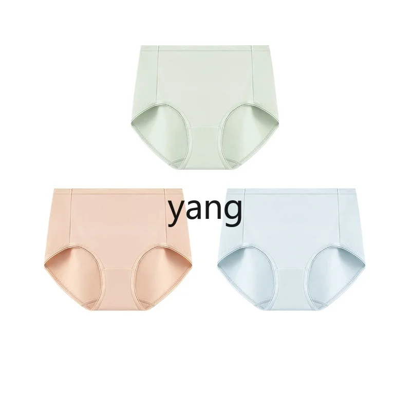 

LMM comfortable women's underwear antibacterial pure cotton crotch briefs mid-waist high-waisted underpants