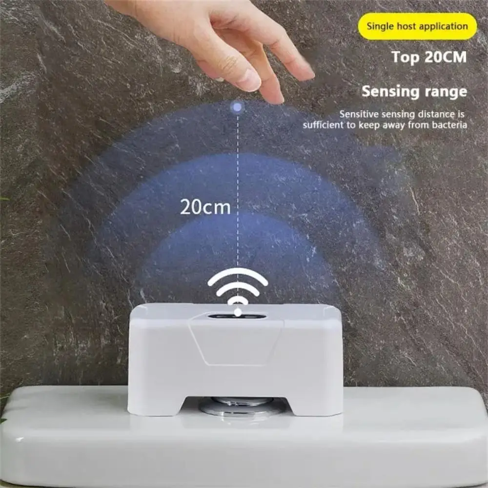 Splash-proof Automatic Toilet Flush Button Wireless Transmitter IR Sensing Toilet Flush Sensor Induction Toilet Flusher