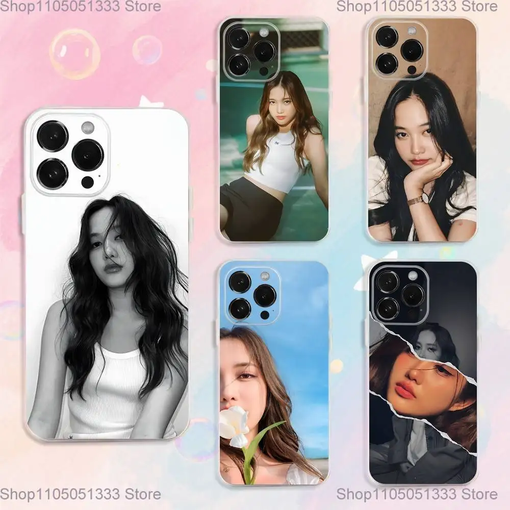 

Actress Model Freen S-Sarocha Phone Case For iPhone 16,15,14,13,12,11 Plus,Pro,Max,XR,XS,Plus,E,SE4,Mini Transparent Cover
